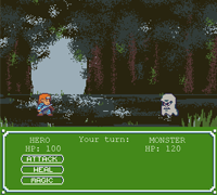 Small screenshot of Forest Fight in action