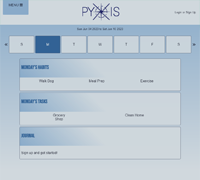 Small screenshot of Pyxis Interface